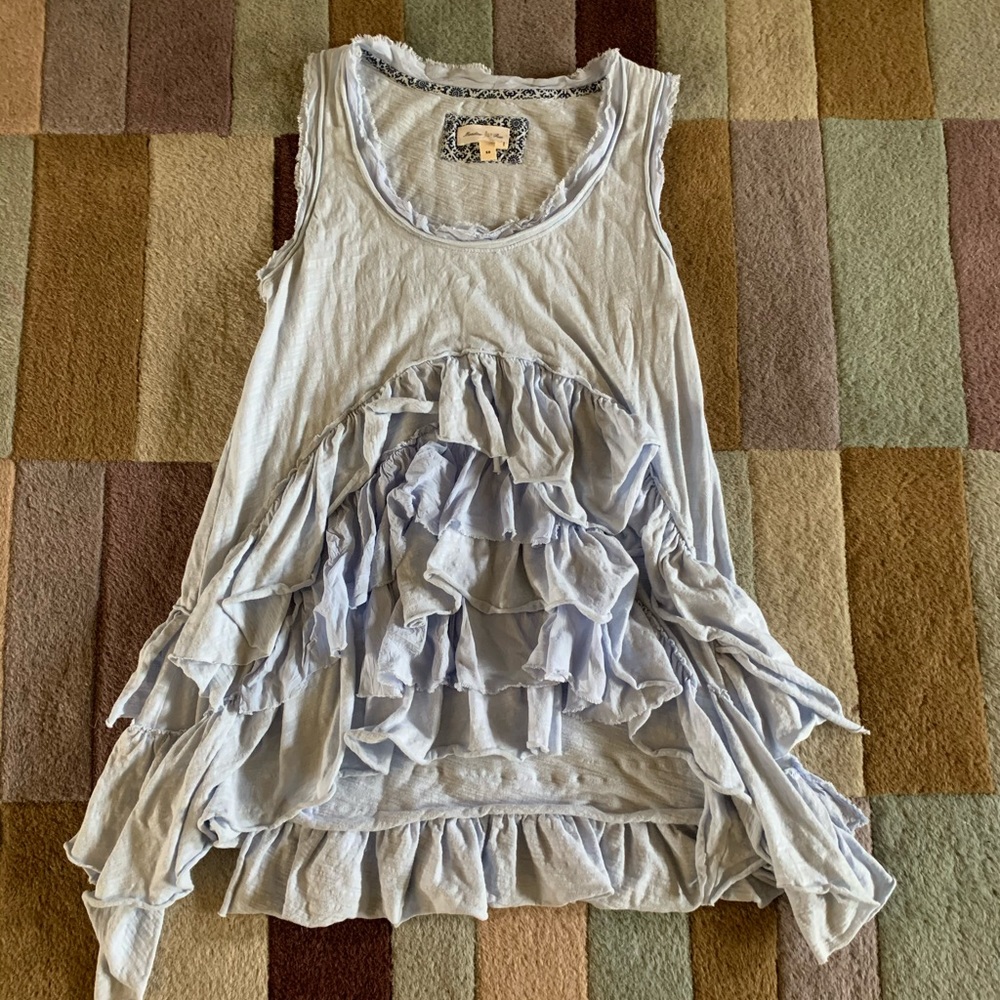 Meadow Rue ruffle tank, XS